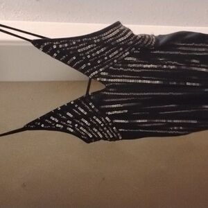 FREE PEOPLE INTIMATELY HERE SHE IS EMBELLISHED MINI SLIP DRESS SIZE MEDIUM